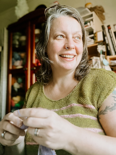 Knitwear designer Minna Hele